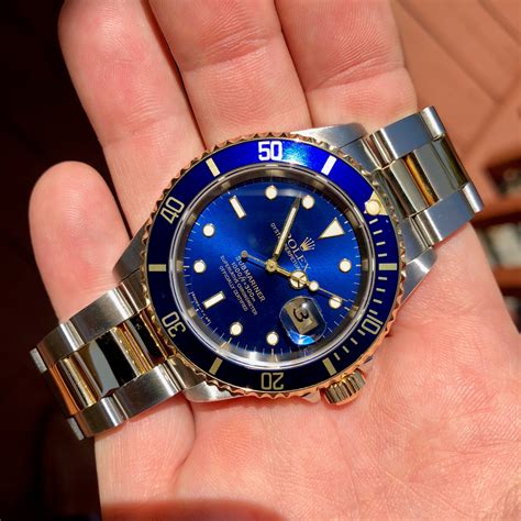 rolex submariner 16613 two tone